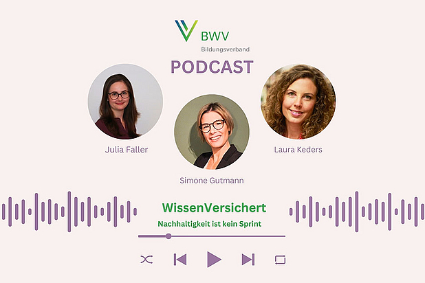 WissenVersichert – Der Podcast für Bildung in der Versicherungsbranche, Folge 7: „Nachhaltigkeit ist kein Sprint“